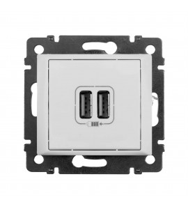 Розетка USB встраиваемая Legrand Valena, цвет белый